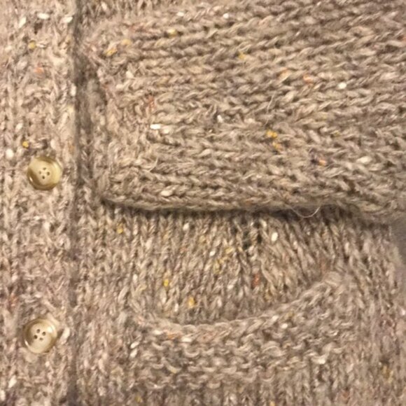 ✨🖤 Vintage Adrienne Vittadini Wool-Mohair Knit Cardigan Sweater - Picture 7 of 8